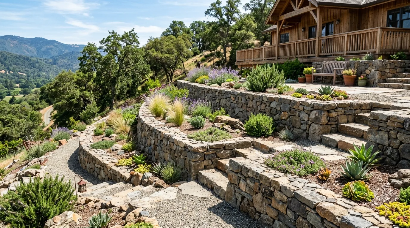 Rock Path Border